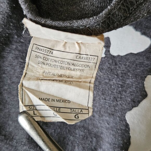 Hawaii Islands "Hi Kauai" Graphic Tank Top Large Gray Beach Vintage Muscle - Picture 6 of 14